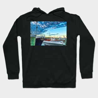 Falmouth Harbor Cape Cod Hoodie